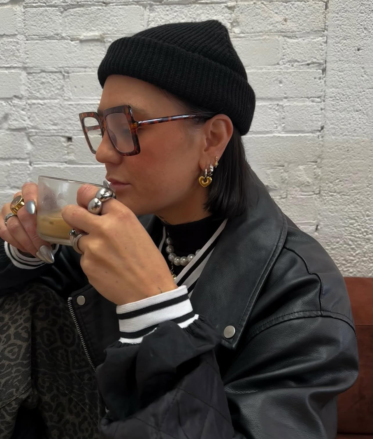 Polly Hoops | Two Tone