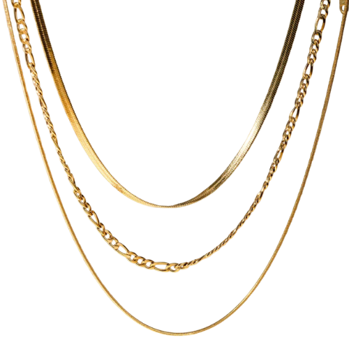 Harmony layered Chains | Gold