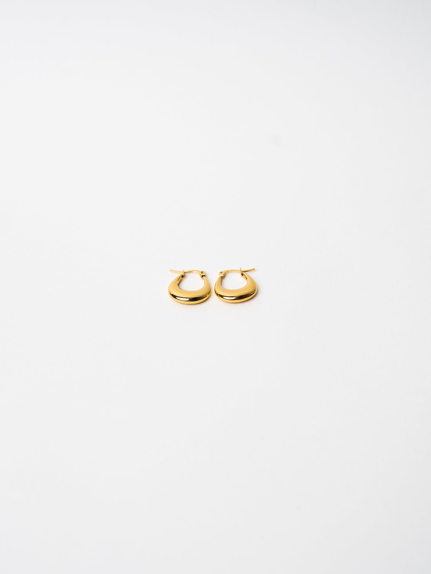 Classic Crescent Hoop | Gold