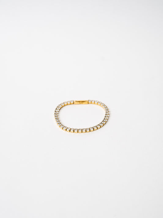 Tennis Bracelet | Gold